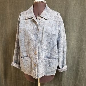 Chico's size 2 denim jacket (L)